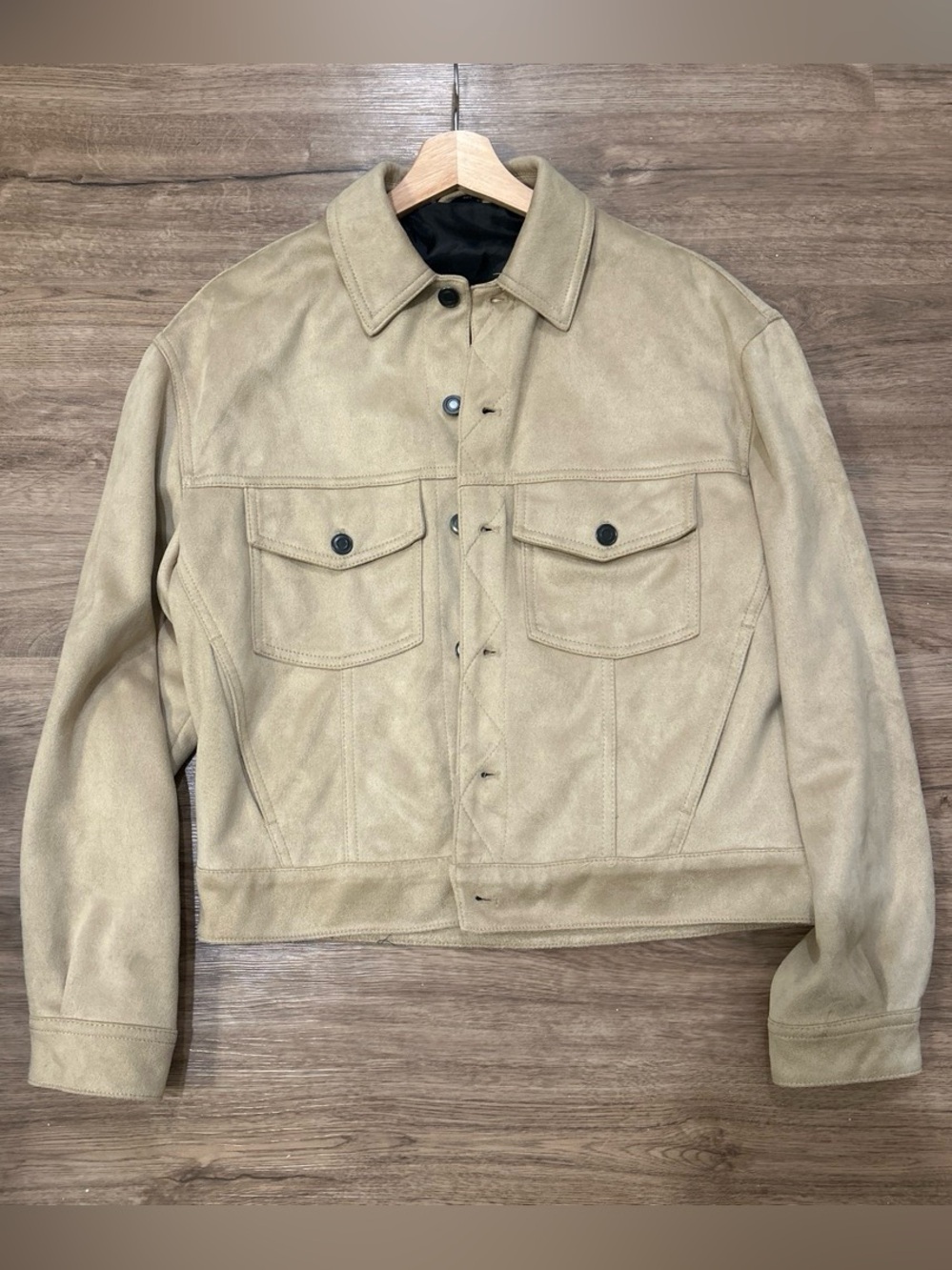 Zara Women’s Suede Beige Jacket